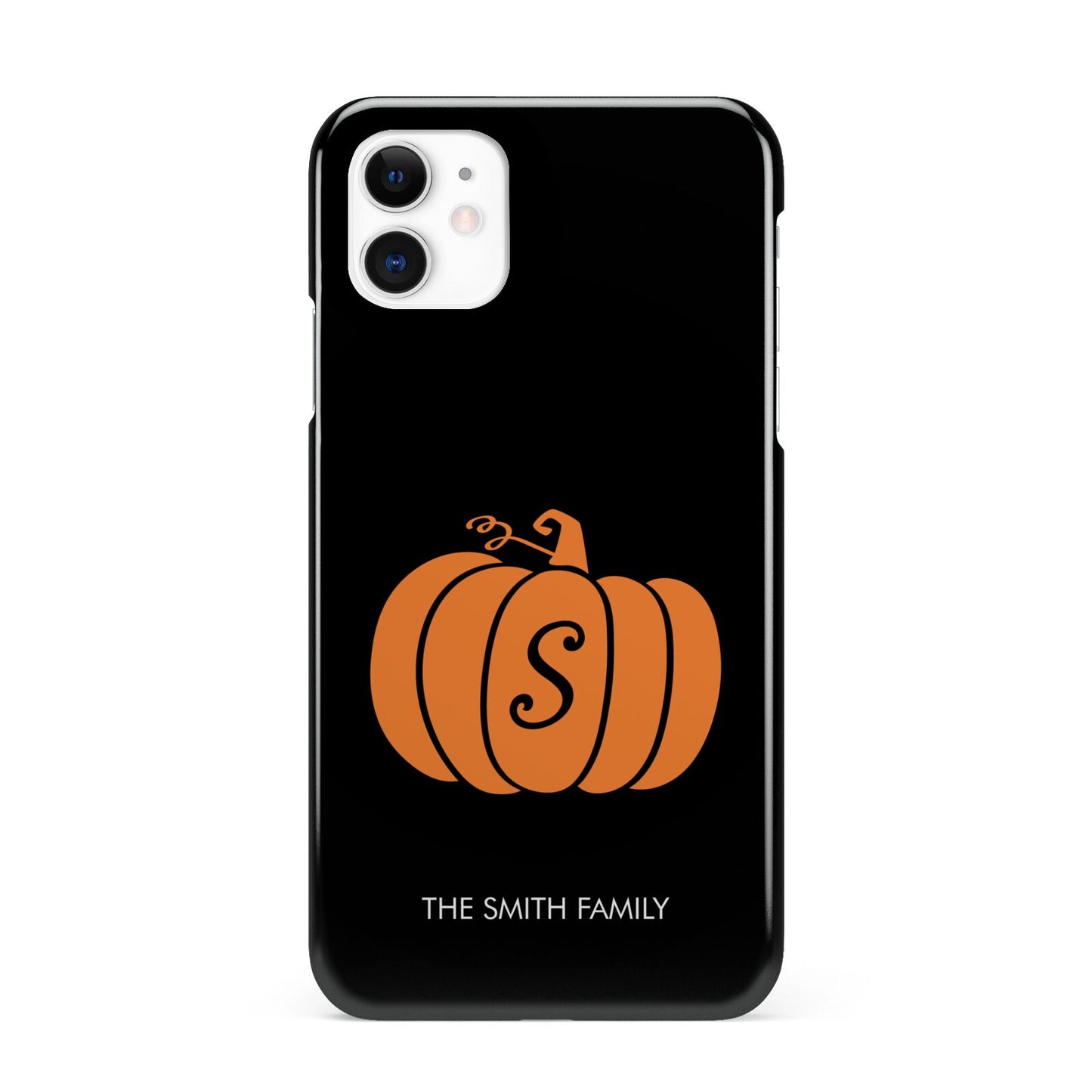 Personalised Pumpkin iPhone 11 3D Snap Case