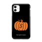 Personalised Pumpkin iPhone 11 3D Tough Case
