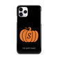 Personalised Pumpkin iPhone 11 Pro 3D Snap Case