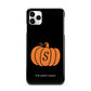 Personalised Pumpkin iPhone 11 Pro Max 3D Snap Case