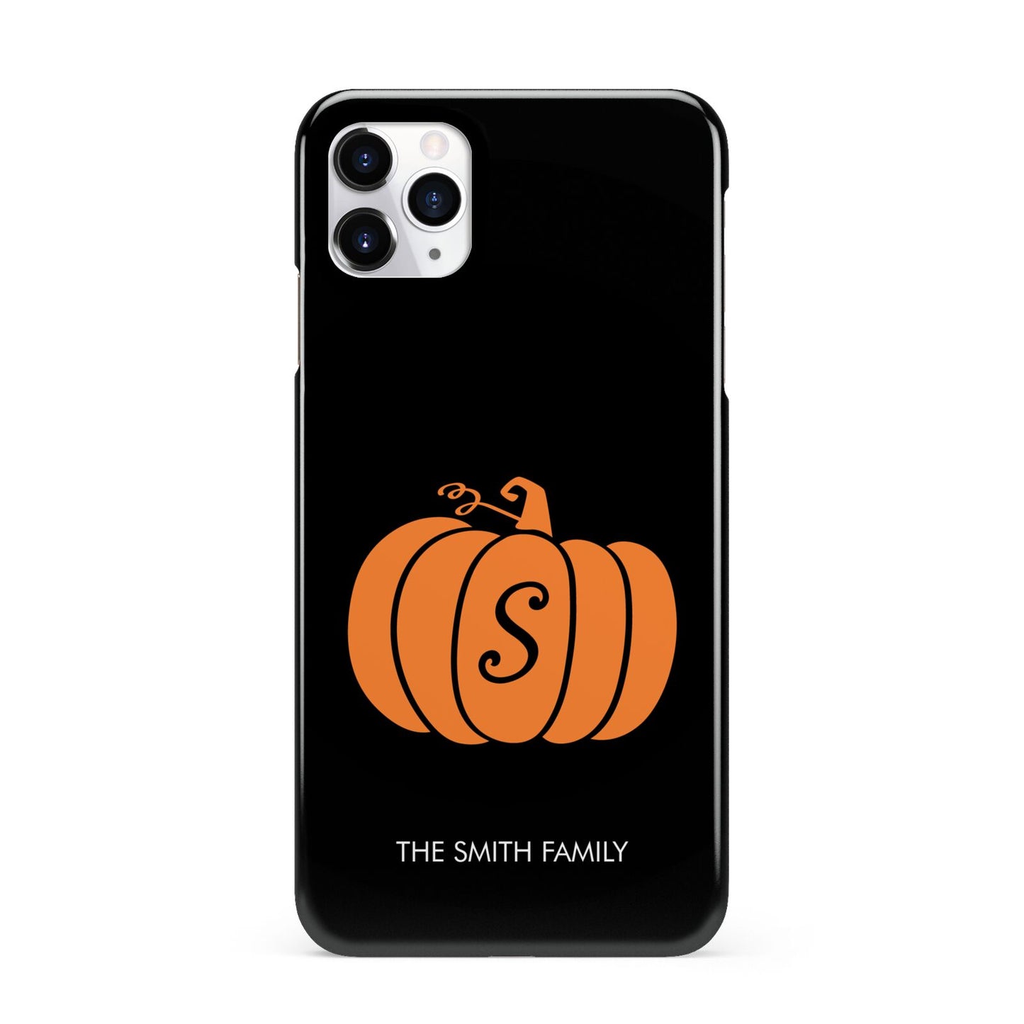 Personalised Pumpkin iPhone 11 Pro Max 3D Snap Case