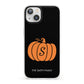Personalised Pumpkin iPhone 13 Clear Bumper Case