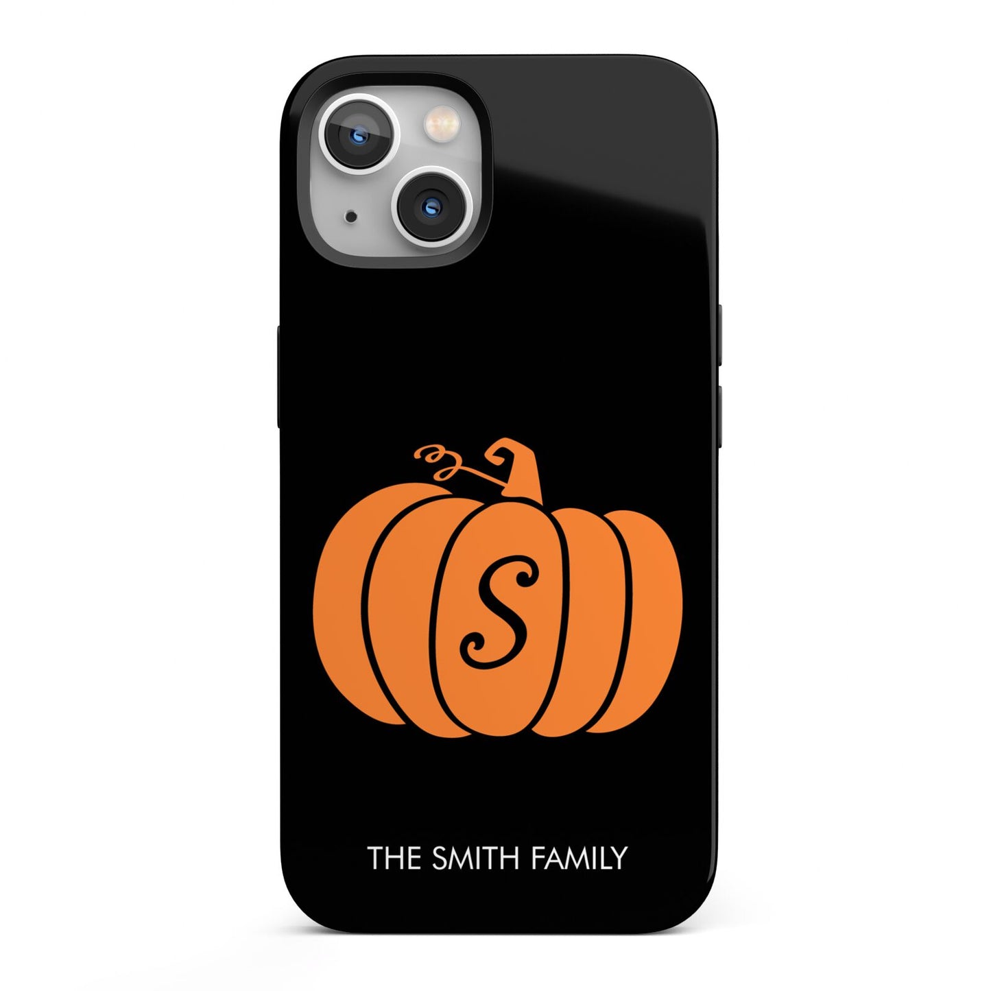 Personalised Pumpkin iPhone 13 Full Wrap 3D Tough Case