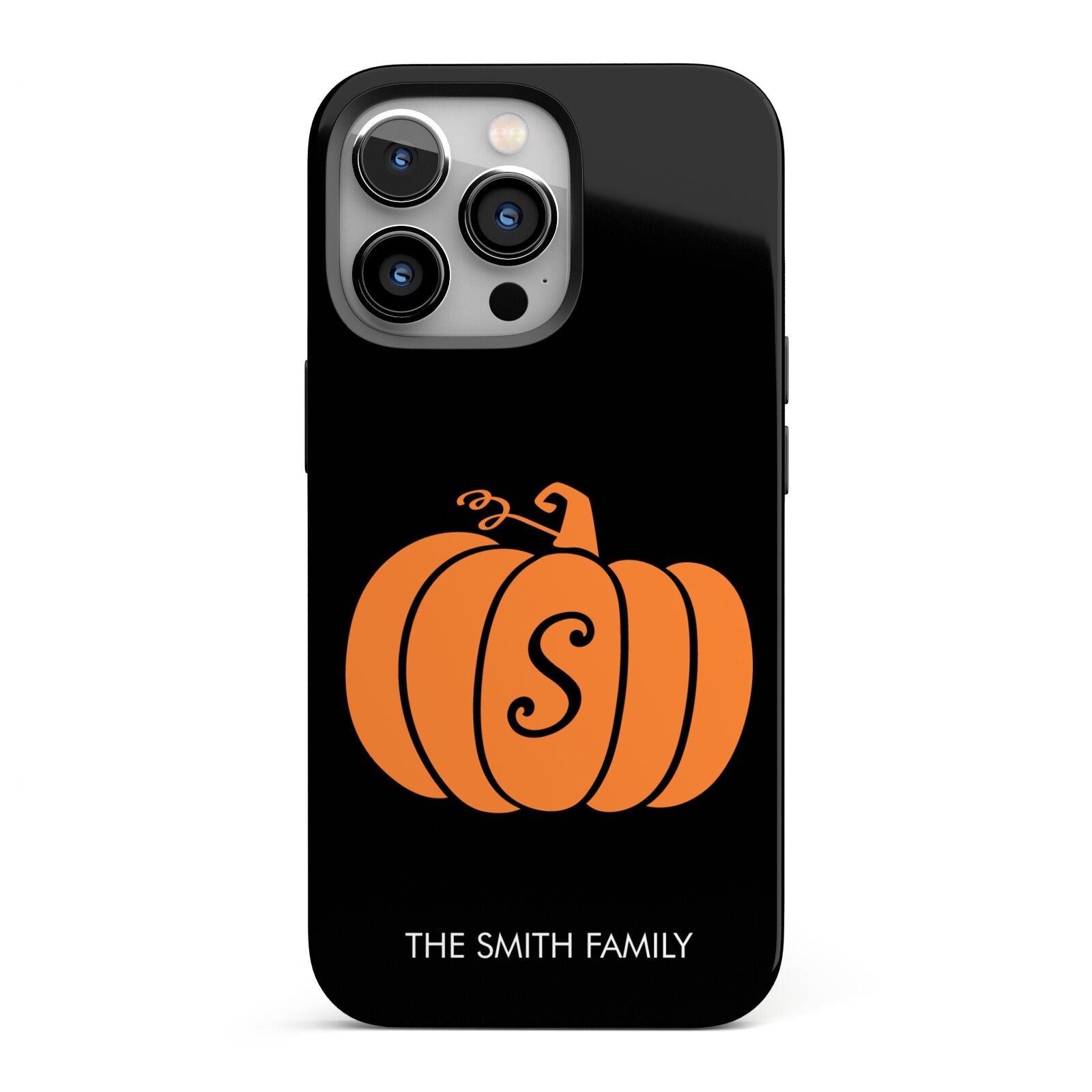 Personalised Pumpkin iPhone 13 Pro Full Wrap 3D Tough Case