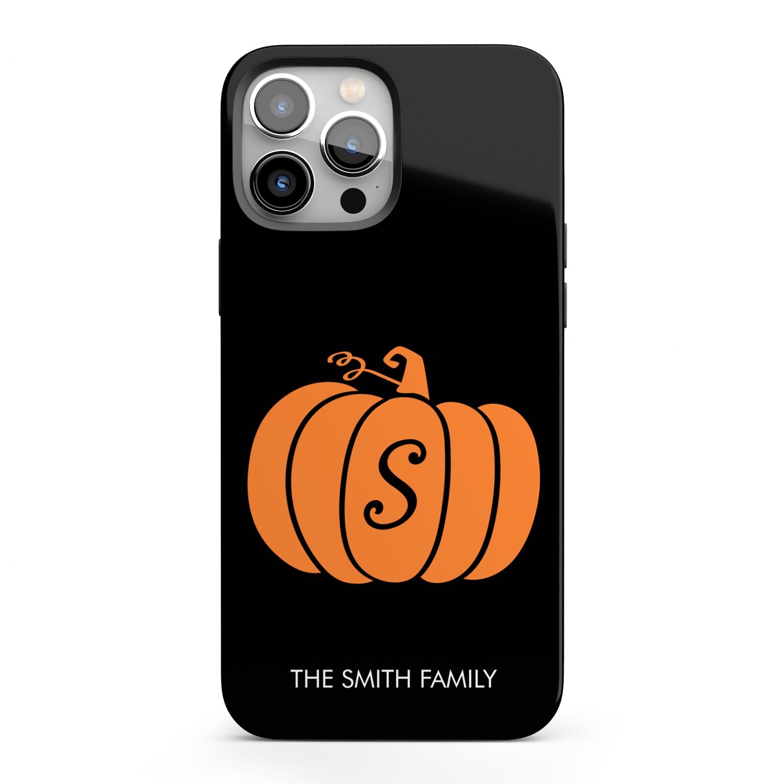Personalised Pumpkin iPhone 13 Pro Max Full Wrap 3D Tough Case