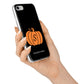 Personalised Pumpkin iPhone 7 Bumper Case on Silver iPhone Alternative Image