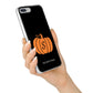 Personalised Pumpkin iPhone 7 Plus Bumper Case on Silver iPhone Alternative Image