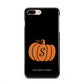 Personalised Pumpkin iPhone 8 Plus 3D Snap Case on Gold Phone
