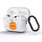 Personalised Pumpkin with Bees AirPods Pro Clear Case Side Image