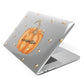 Personalised Pumpkin with Bees Apple MacBook Case Side View