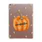 Personalised Pumpkin with Bees Apple iPad Rose Gold Case