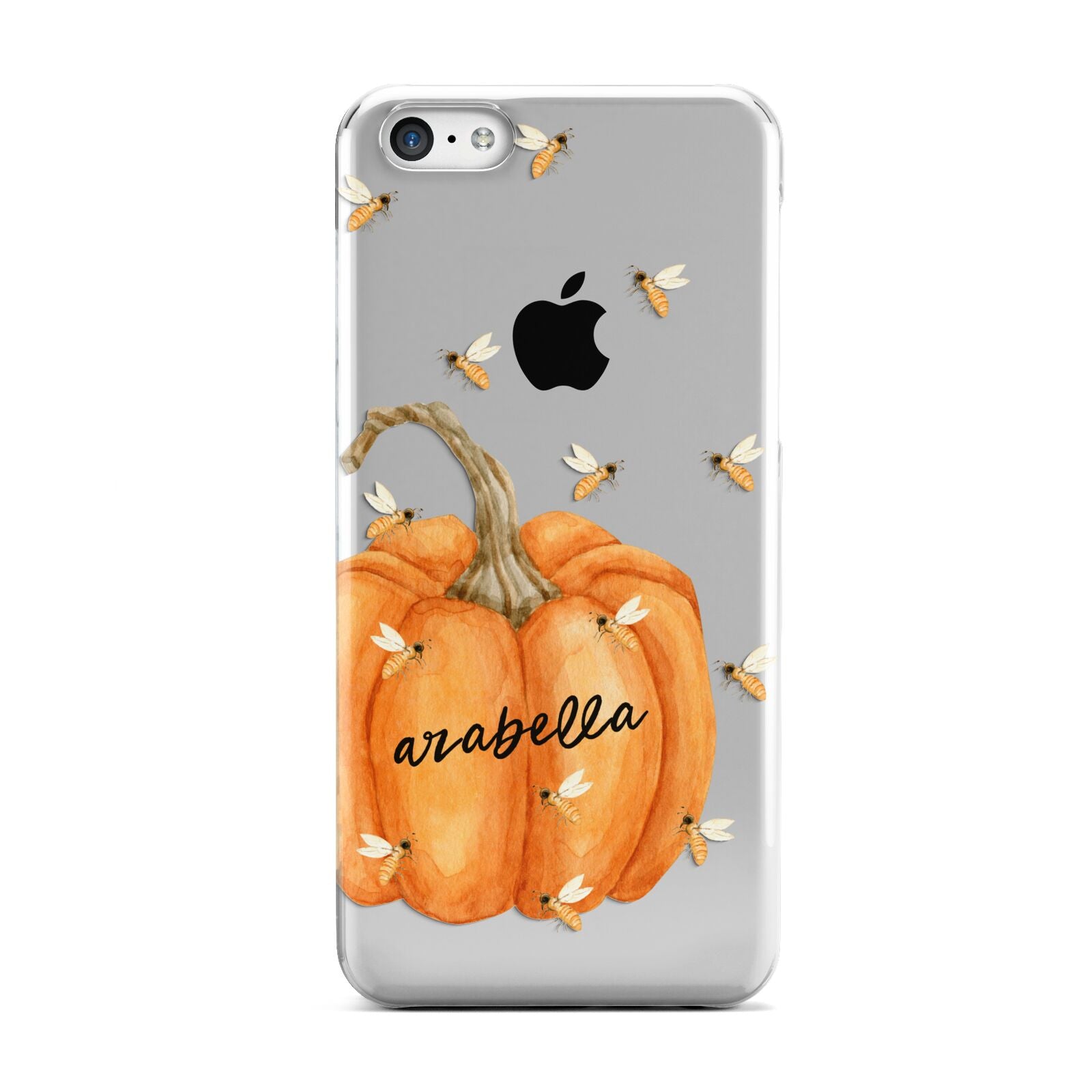 Personalised Pumpkin with Bees Apple iPhone 5c Case