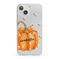 Personalised Pumpkin with Bees iPhone 13 Clear Bumper Case