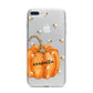 Personalised Pumpkin with Bees iPhone 7 Plus Bumper Case on Silver iPhone