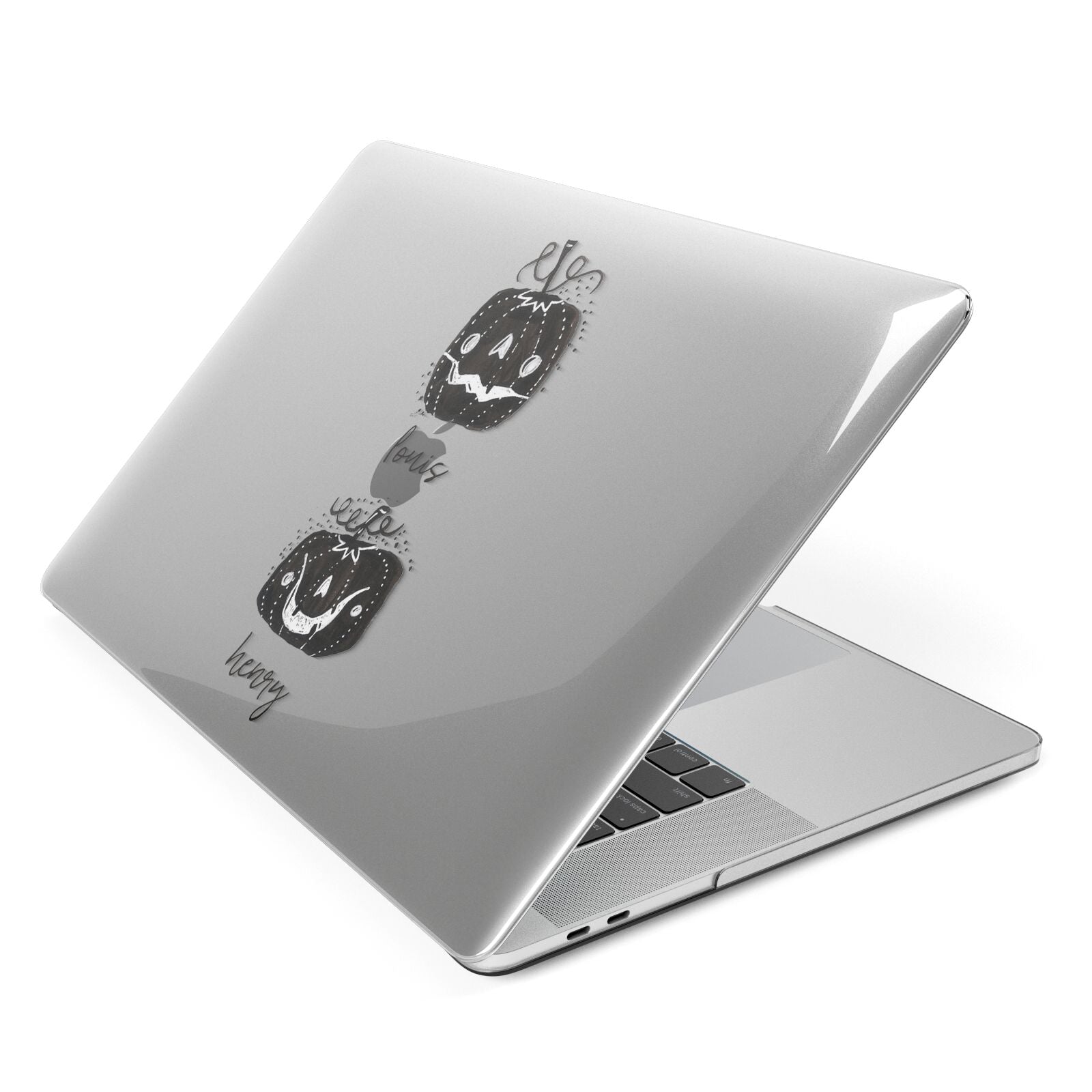 Personalised Pumpkins Apple MacBook Case Side View