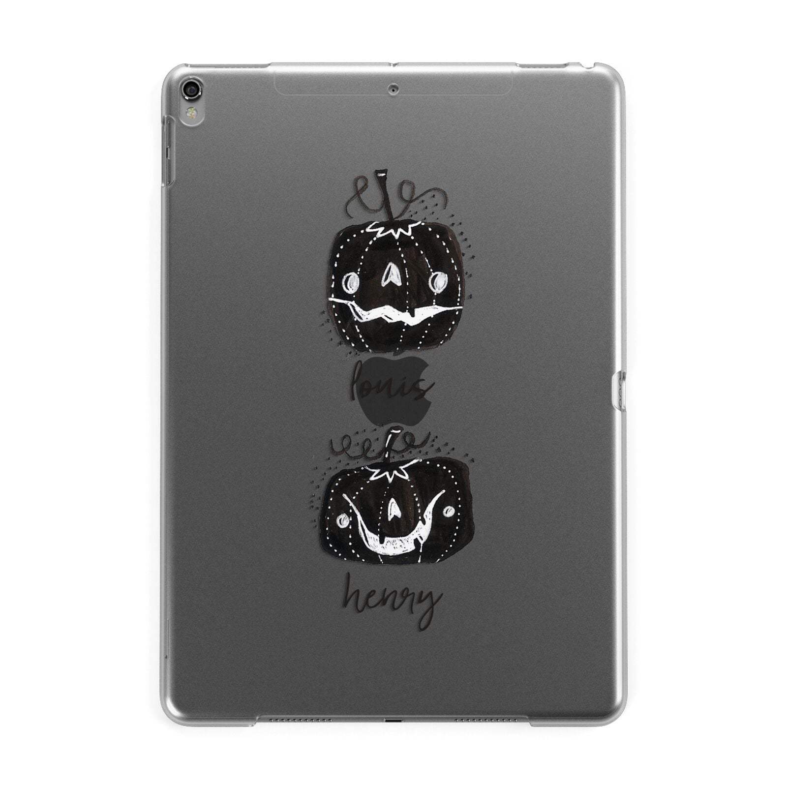 Personalised Pumpkins Apple iPad Grey Case