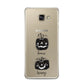 Personalised Pumpkins Samsung Galaxy A3 2016 Case on gold phone