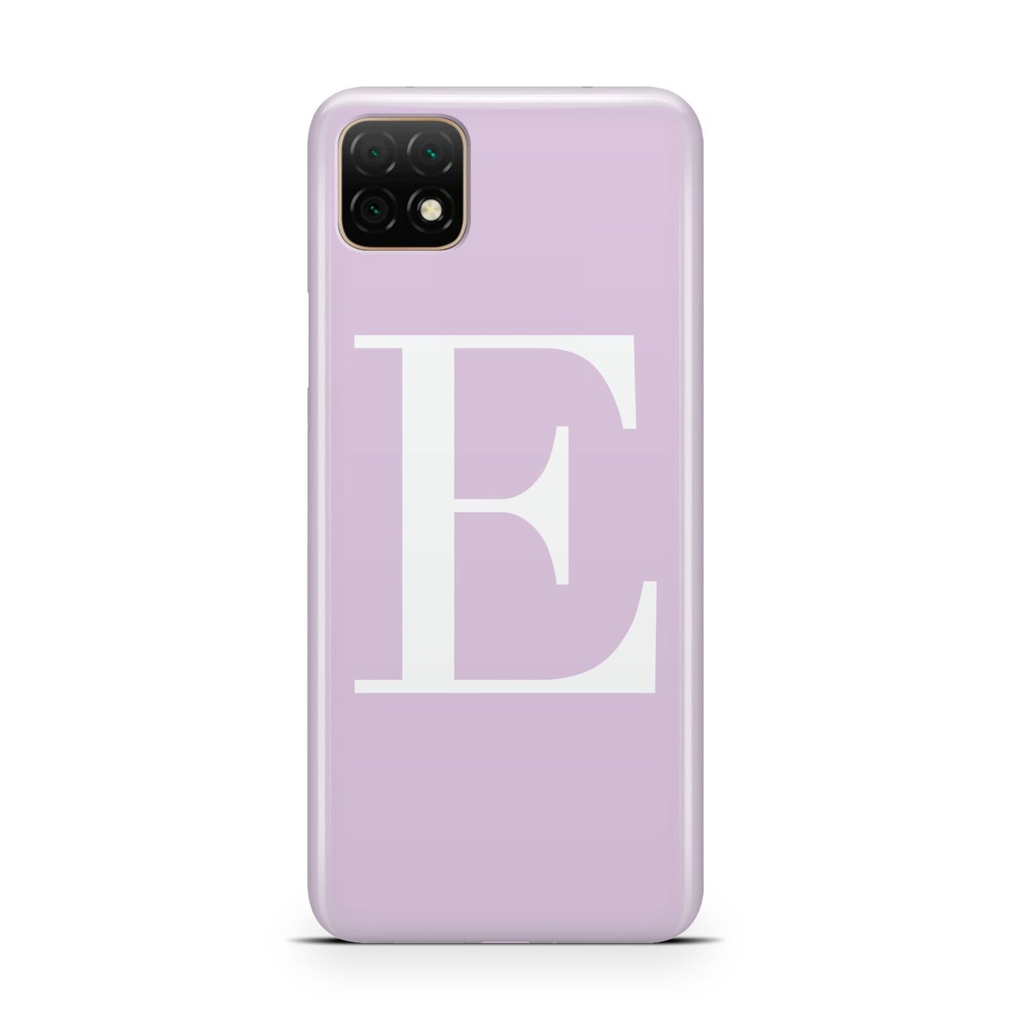 Personalised Purple Black Initial Huawei Enjoy 20 Phone Case