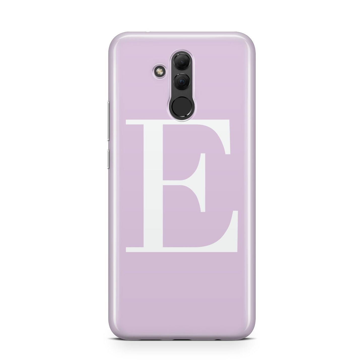 Personalised Purple Black Initial Huawei Mate 20 Lite