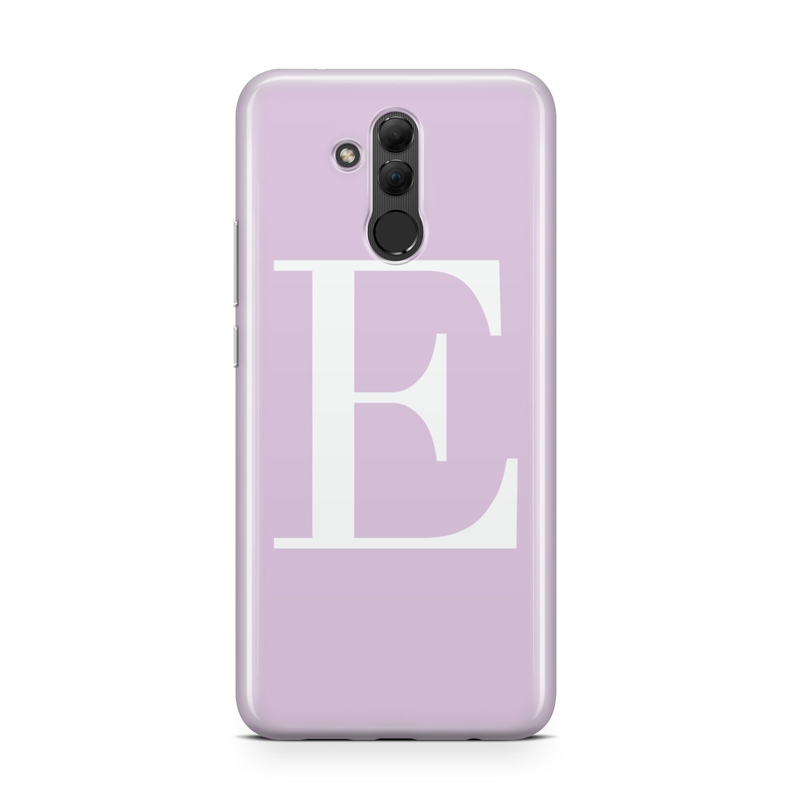 Personalised Purple Black Initial Huawei Mate 20 Lite
