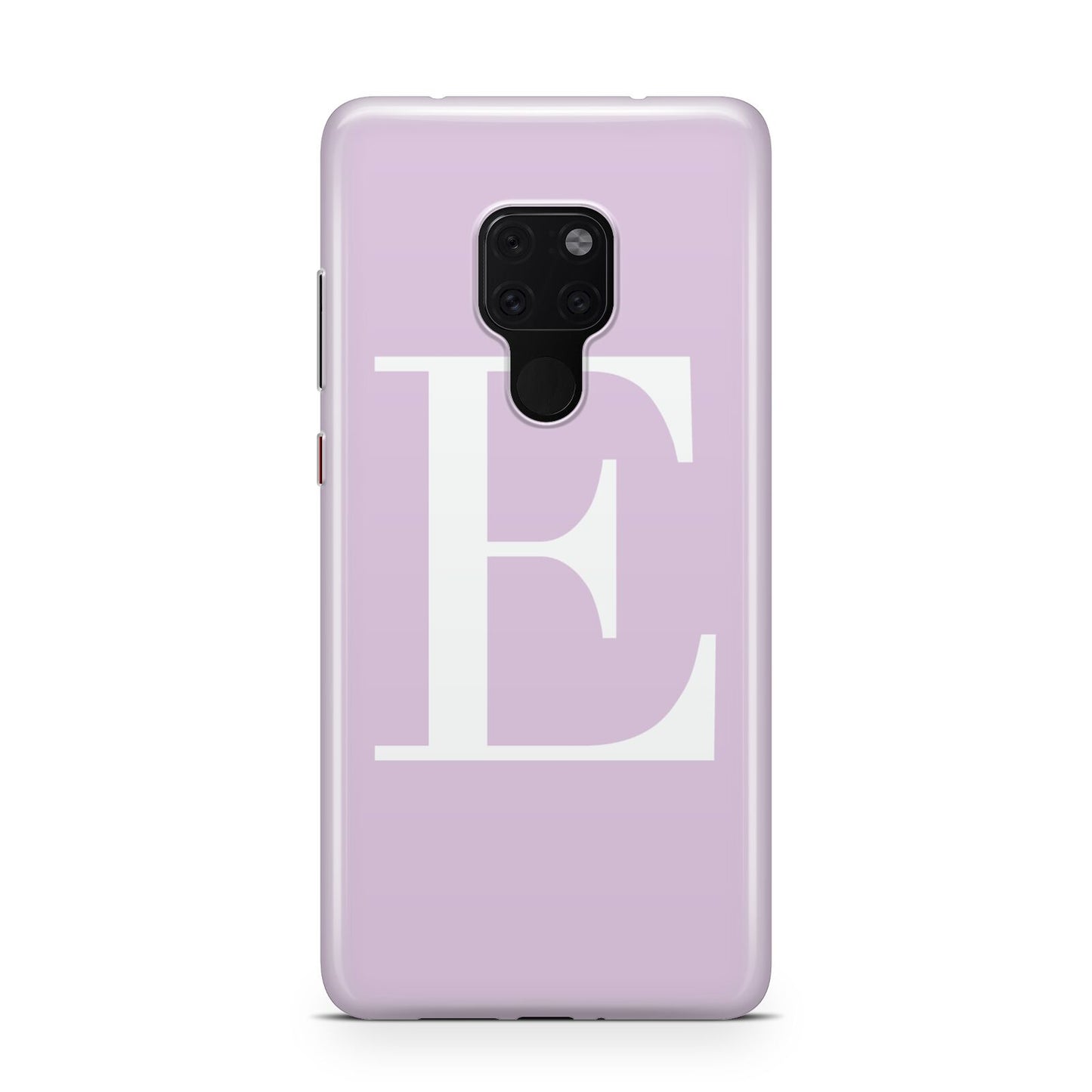 Personalised Purple Black Initial Huawei Mate 20 Phone Case