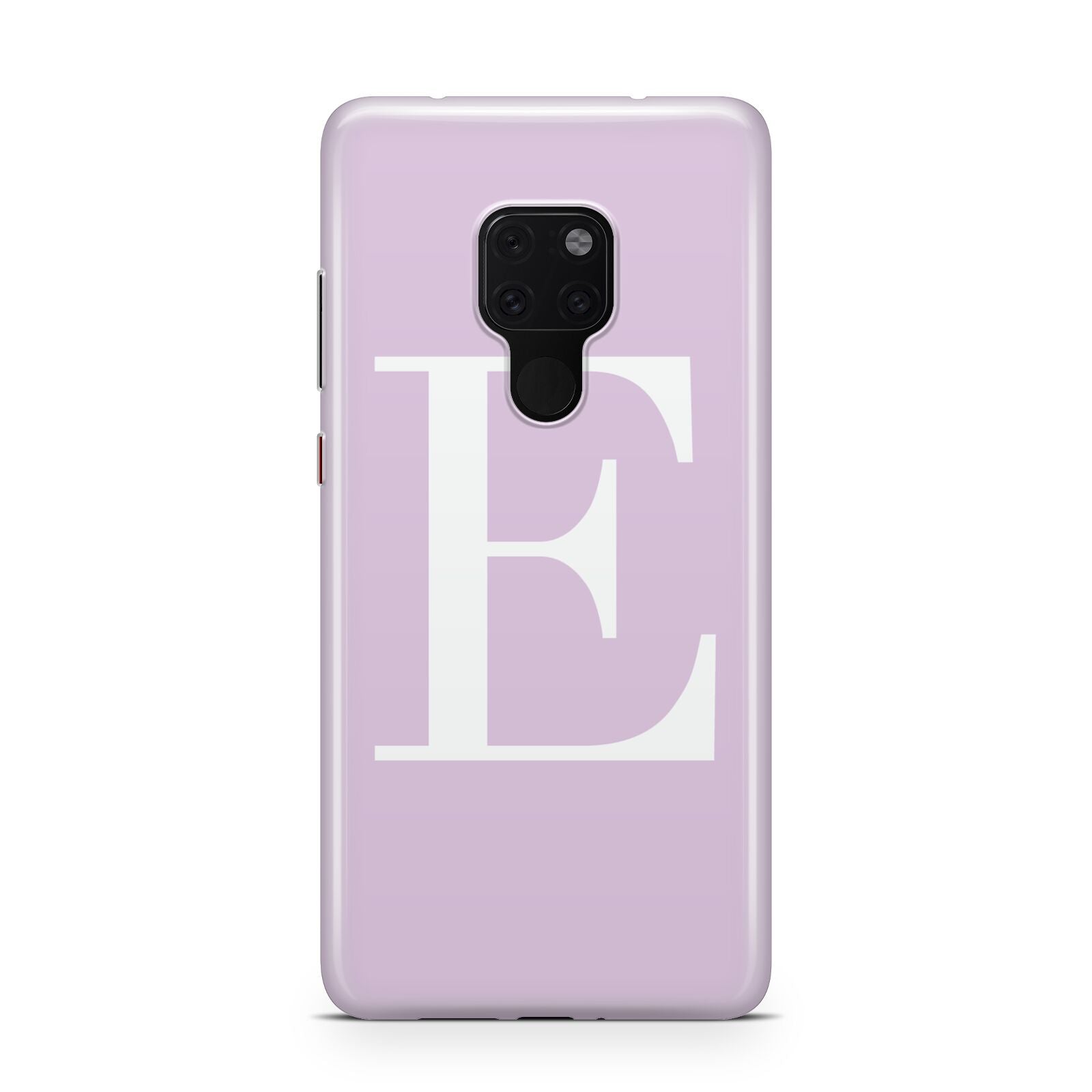 Personalised Purple Black Initial Huawei Mate 20 Phone Case