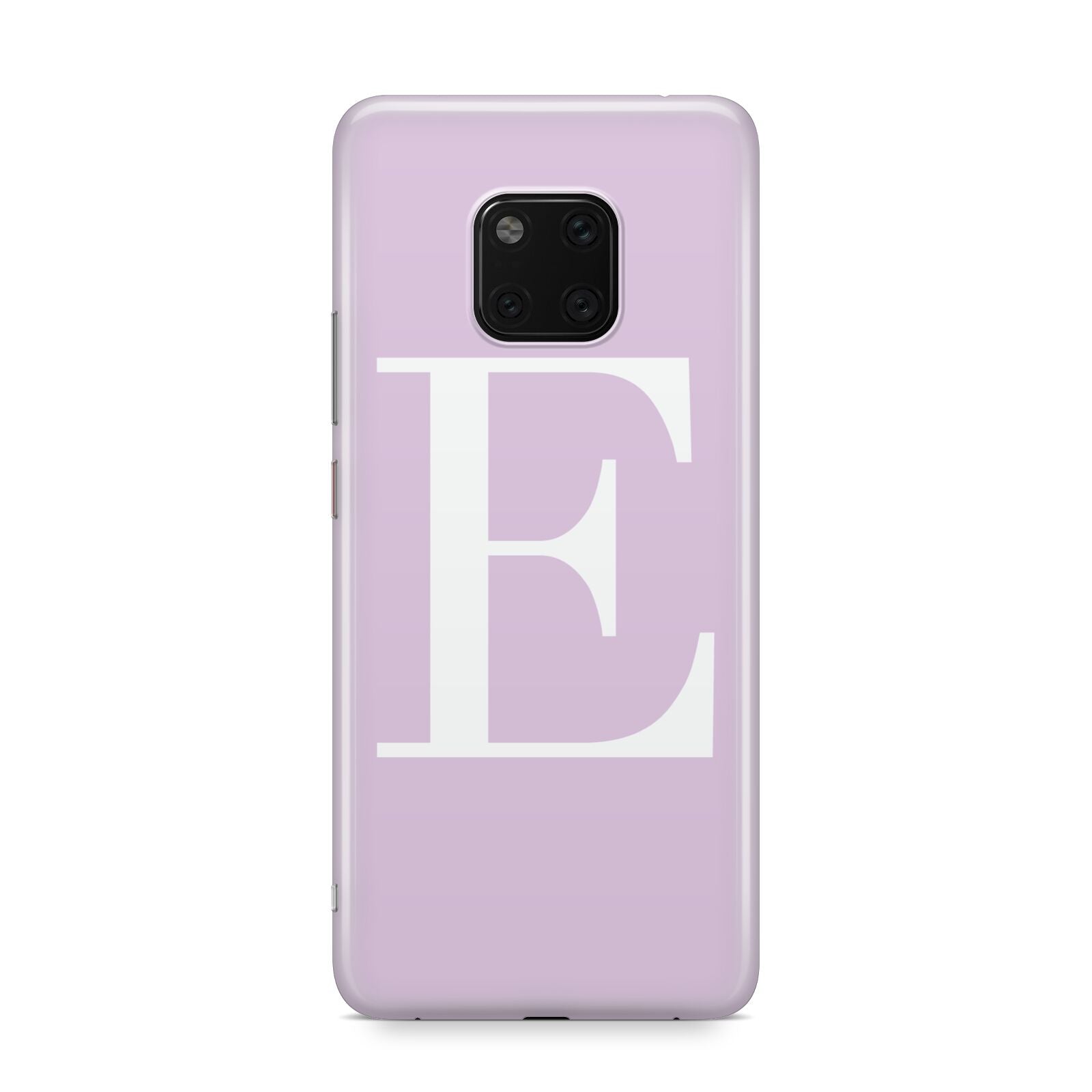 Personalised Purple Black Initial Huawei Mate 20 Pro Phone Case