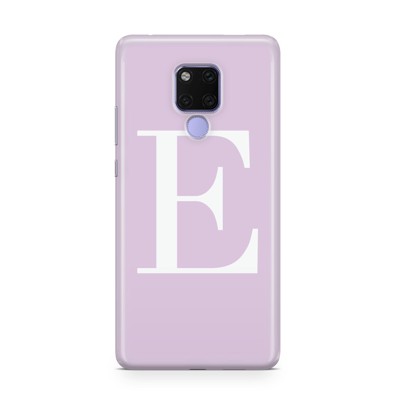 Personalised Purple Black Initial Huawei Mate 20X Phone Case