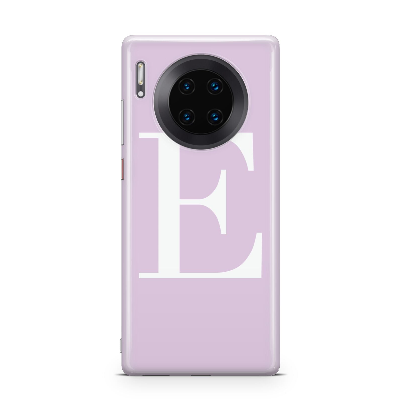 Personalised Purple Black Initial Huawei Mate 30 Pro Phone Case