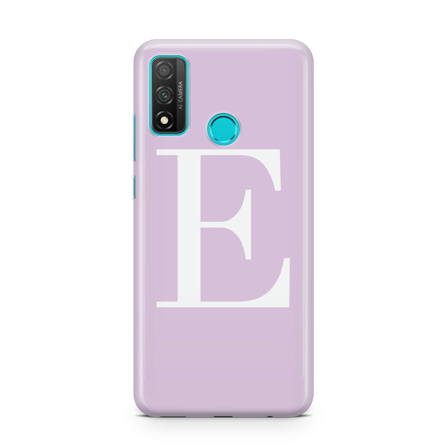 Personalised Purple Black Initial Huawei P Smart 2020