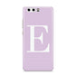 Personalised Purple Black Initial Huawei P10 Phone Case