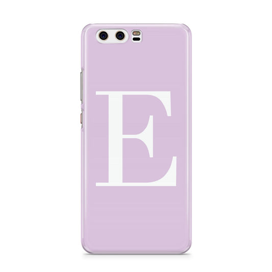 Personalised Purple Black Initial Huawei P10 Phone Case