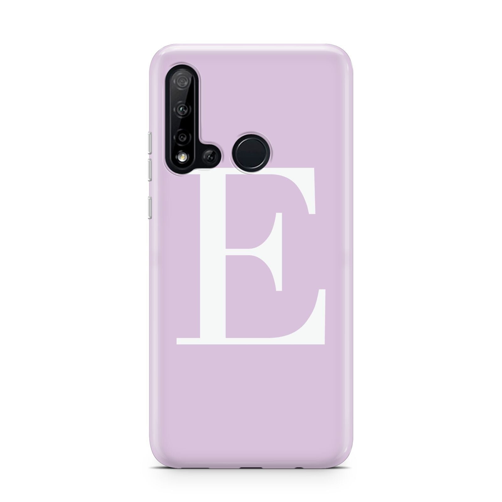 Personalised Purple Black Initial Huawei P20 Lite 5G Phone Case