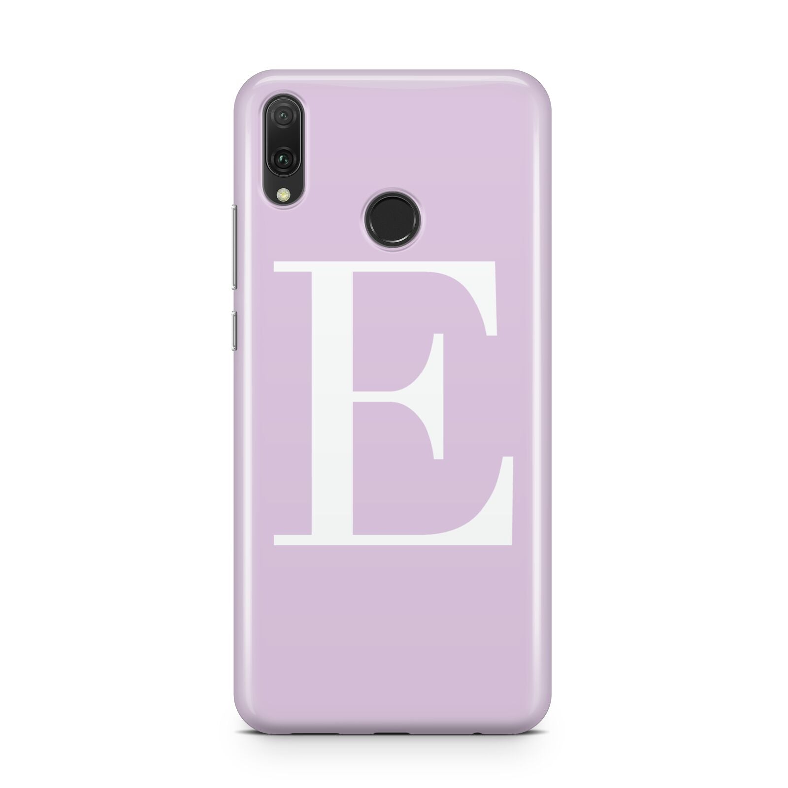 Personalised Purple Black Initial Huawei Y9 2019