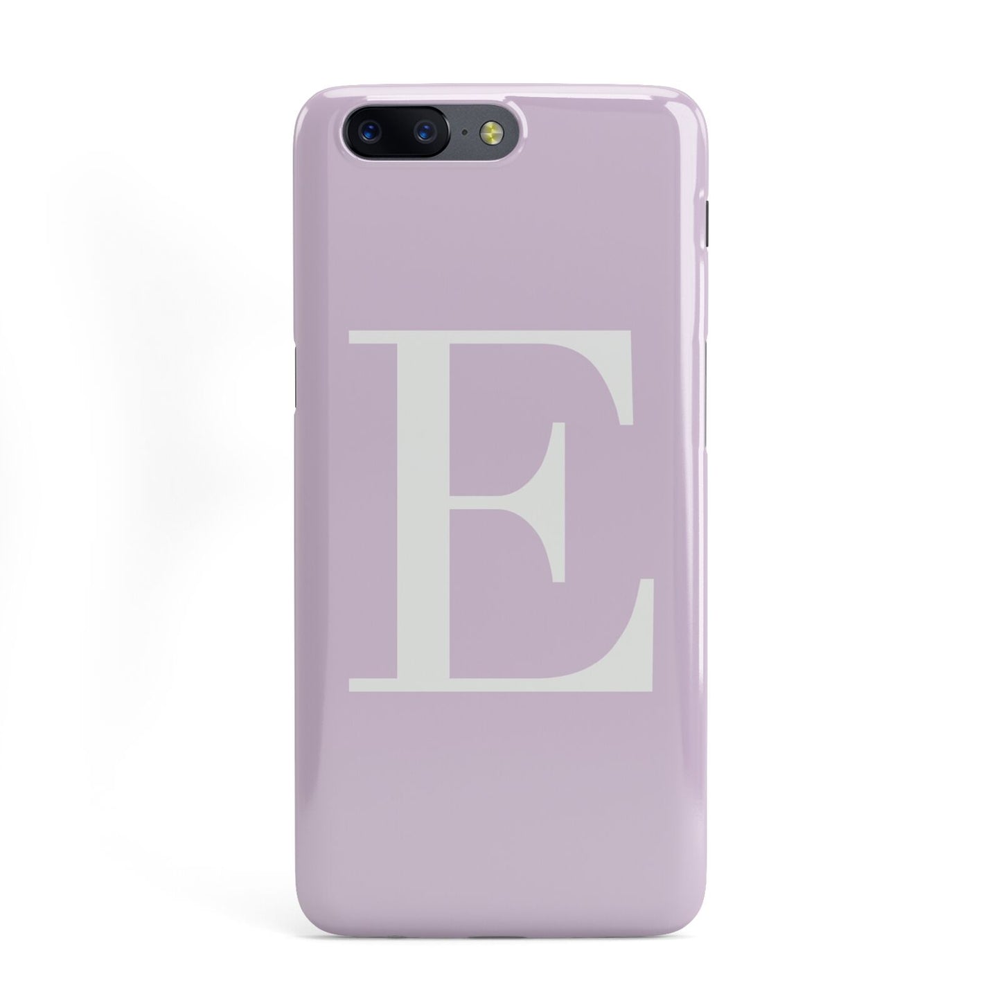 Personalised Purple Black Initial OnePlus Case