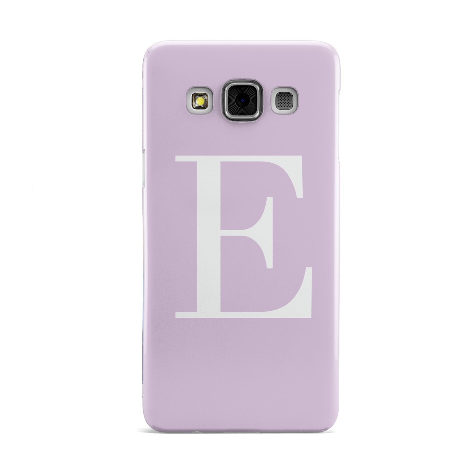 Personalised Purple Black Initial Samsung Galaxy A3 Case