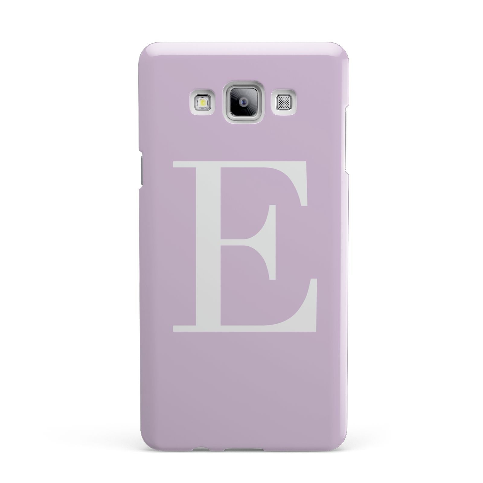 Personalised Purple Black Initial Samsung Galaxy A7 2015 Case