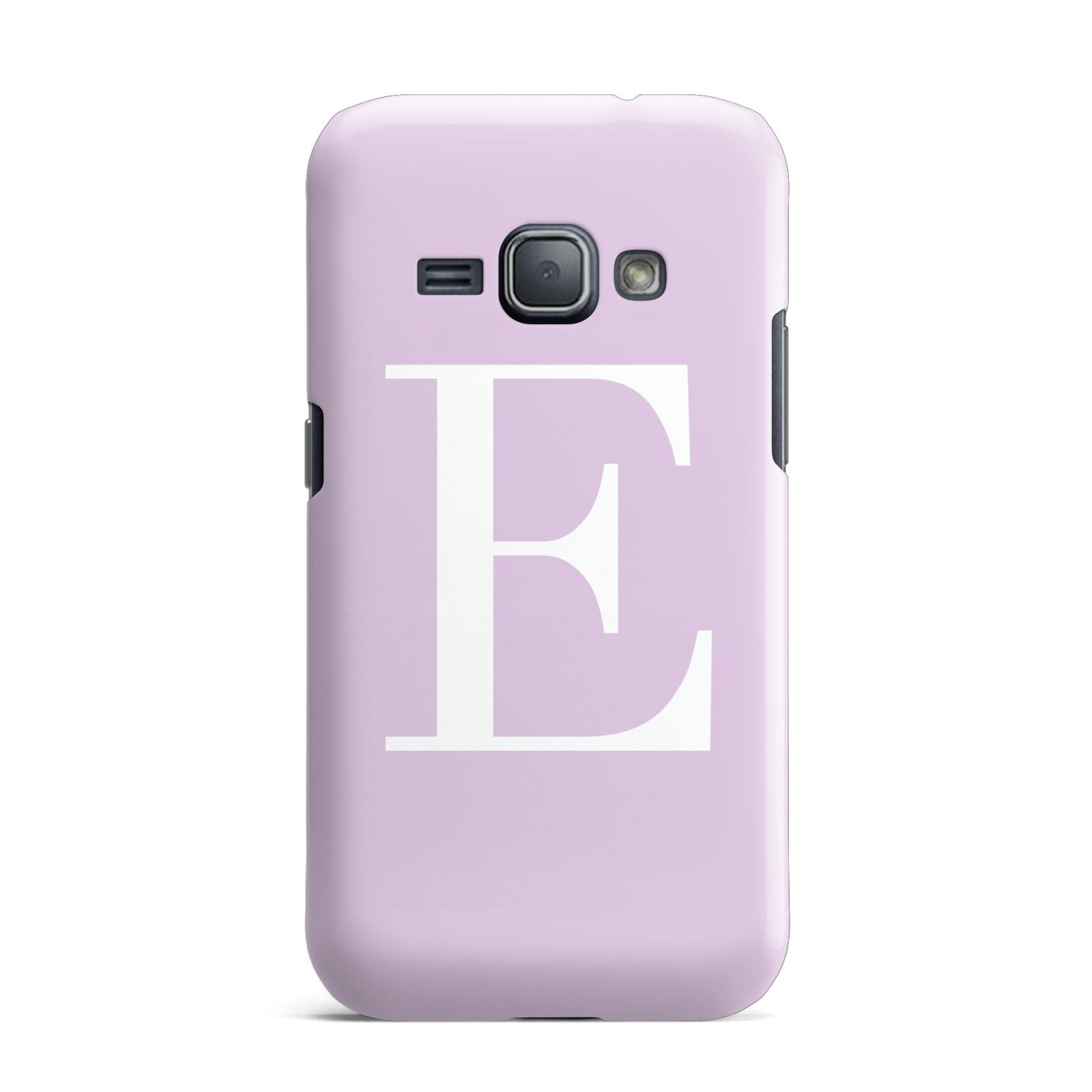 Personalised Purple Black Initial Samsung Galaxy J1 2016 Case