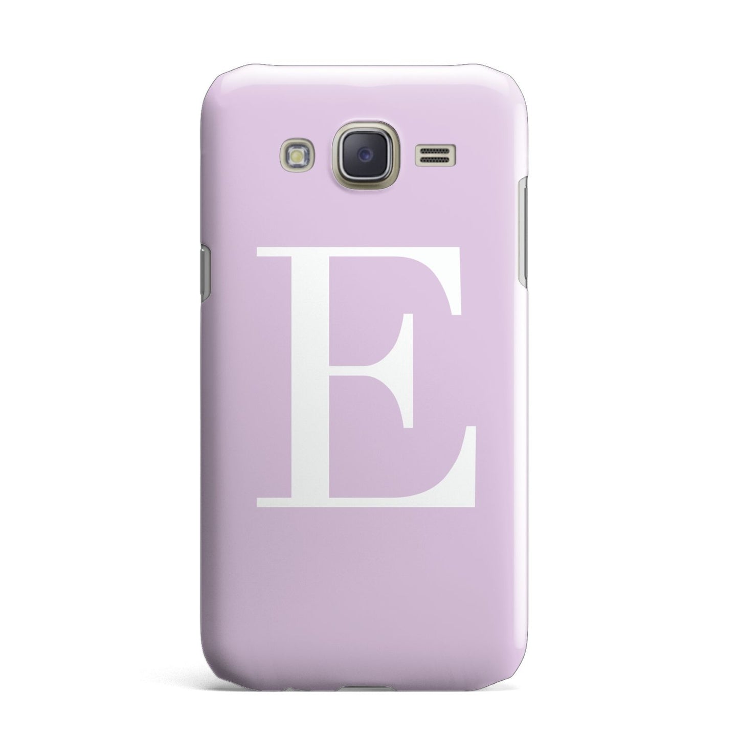 Personalised Purple Black Initial Samsung Galaxy J7 Case