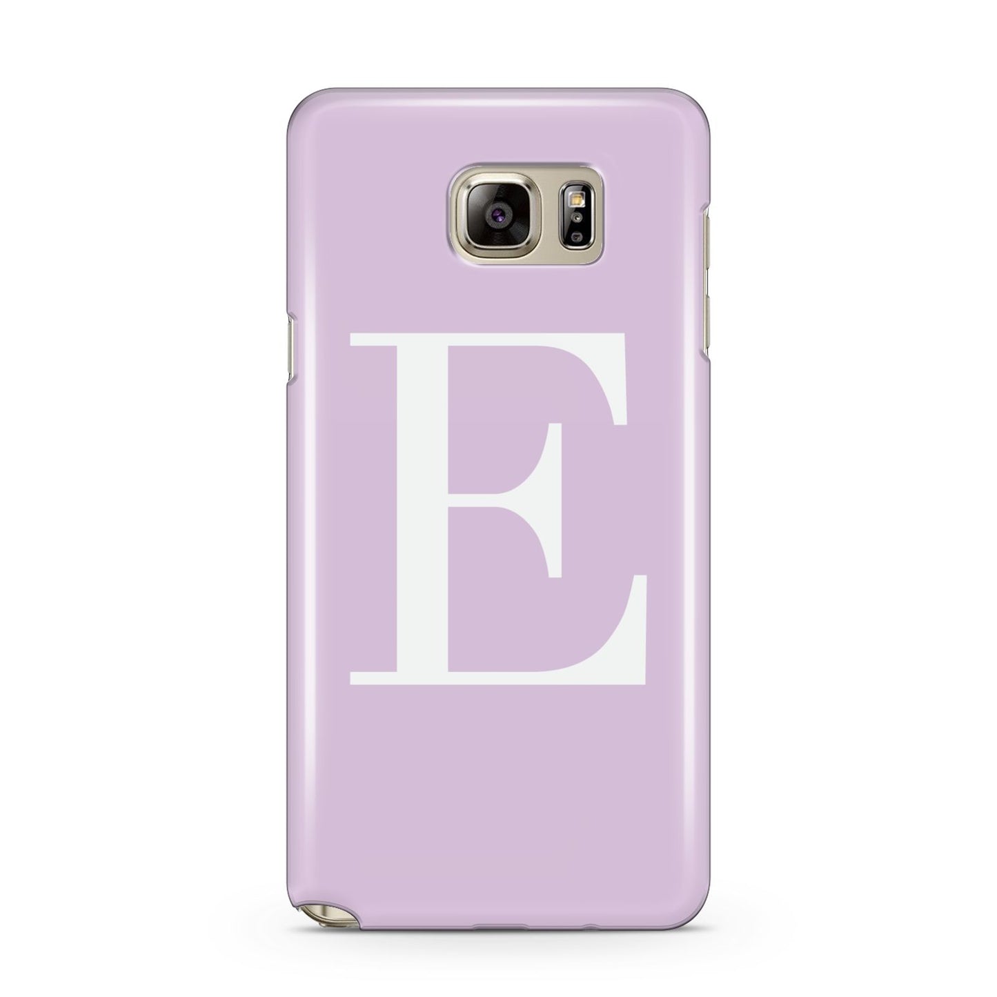 Personalised Purple Black Initial Samsung Galaxy Note 5 Case
