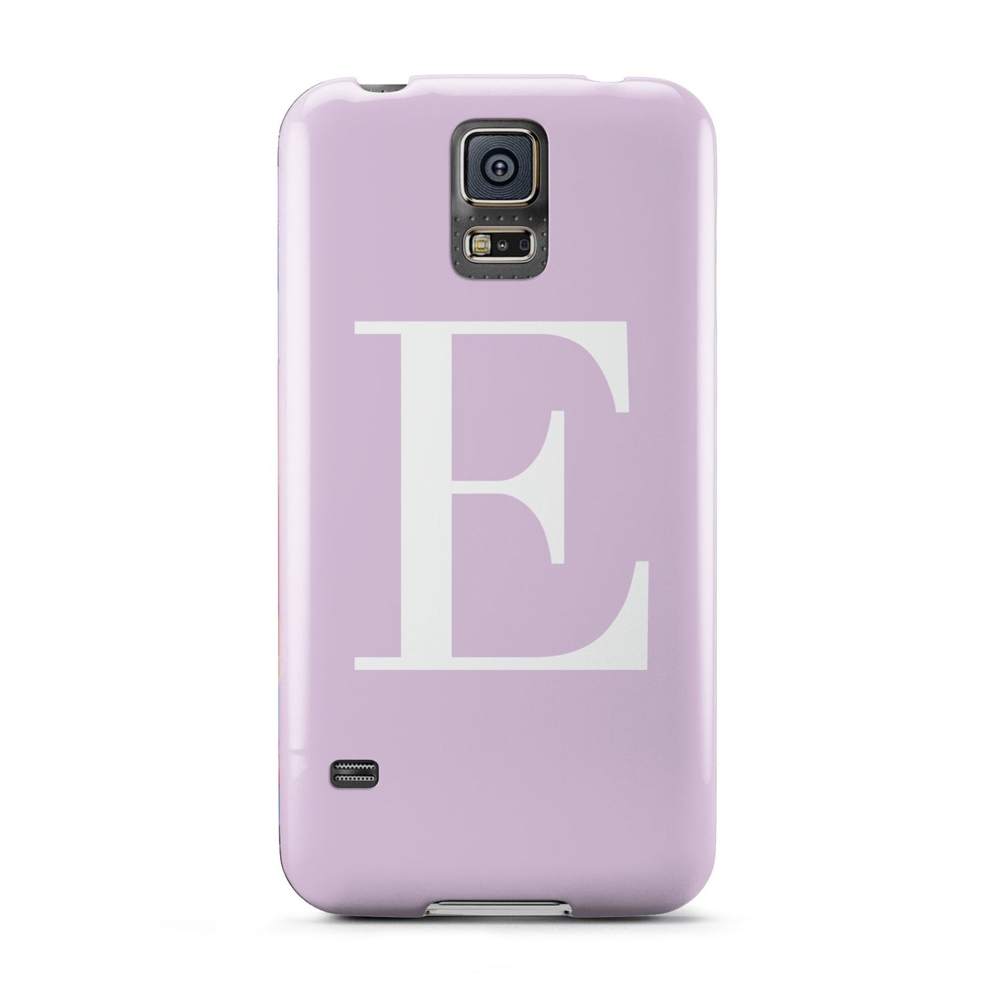 Personalised Purple Black Initial Samsung Galaxy S5 Case