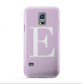 Personalised Purple Black Initial Samsung Galaxy S5 Mini Case