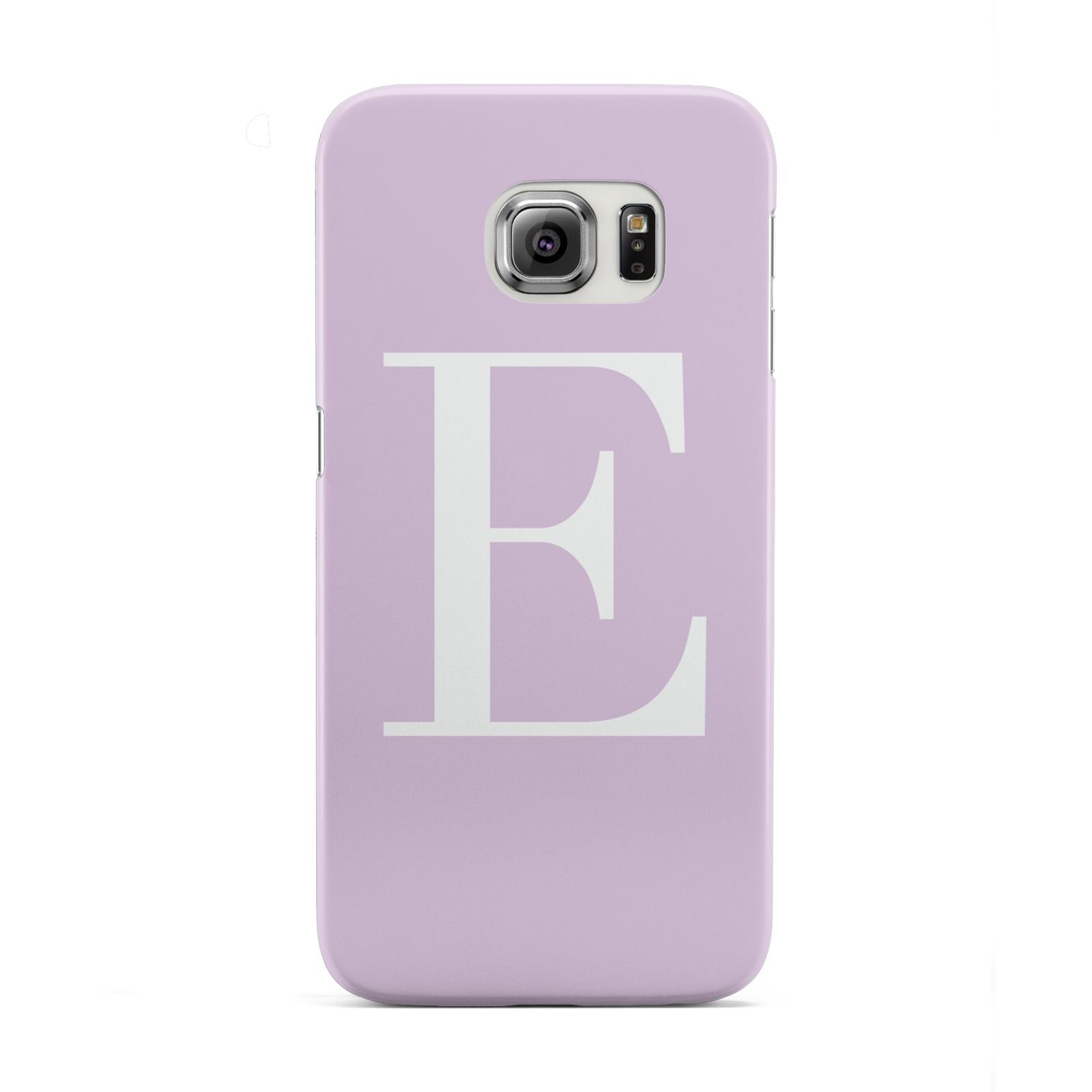 Personalised Purple Black Initial Samsung Galaxy S6 Edge Case