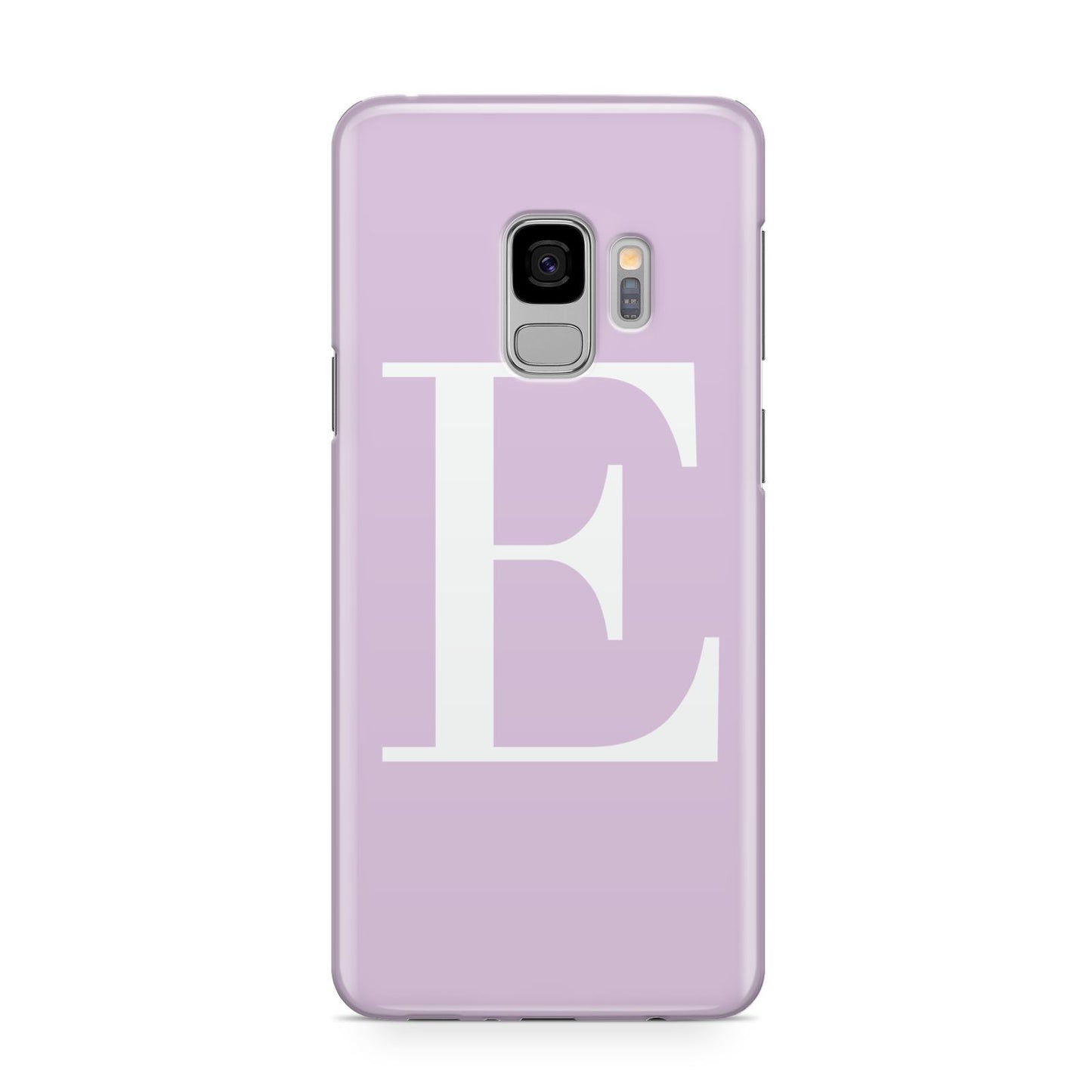 Personalised Purple Black Initial Samsung Galaxy S9 Case