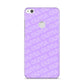 Personalised Purple Diagonal Name Huawei P8 Lite Case