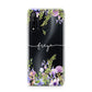 Personalised Purple Flowers Huawei P20 Lite 5G Phone Case