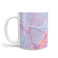 Personalised Purple Marble Name 10oz Mug Alternative Image 1