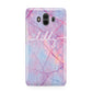 Personalised Purple Marble Name Huawei Mate 10 Protective Phone Case