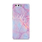 Personalised Purple Marble Name Huawei P10 Phone Case
