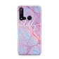Personalised Purple Marble Name Huawei P20 Lite 5G Phone Case